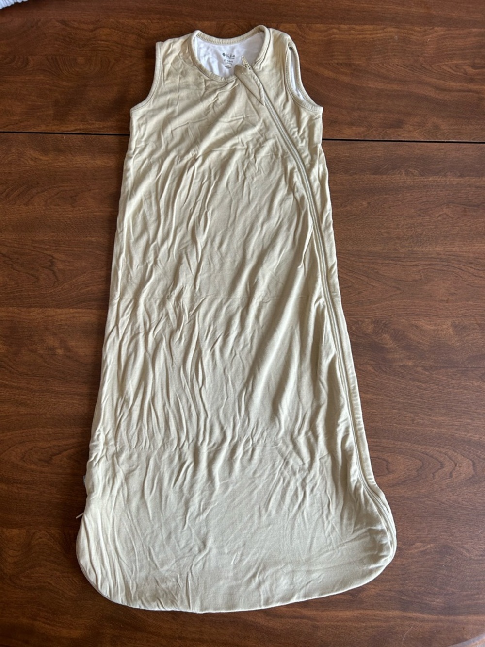 Kyte BABY Sleeveless Sleep Sack in Cream 0.5 TOG